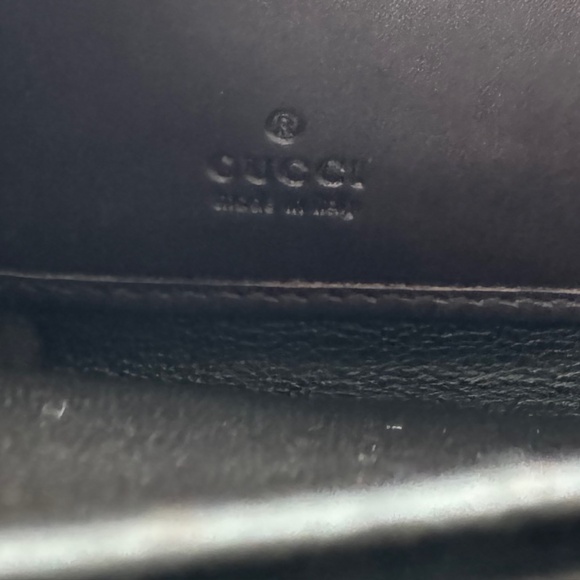 Authentic Gucci Brown Web Stripe Leather Zippy Wallet. P0076 - Picture 15 of 15